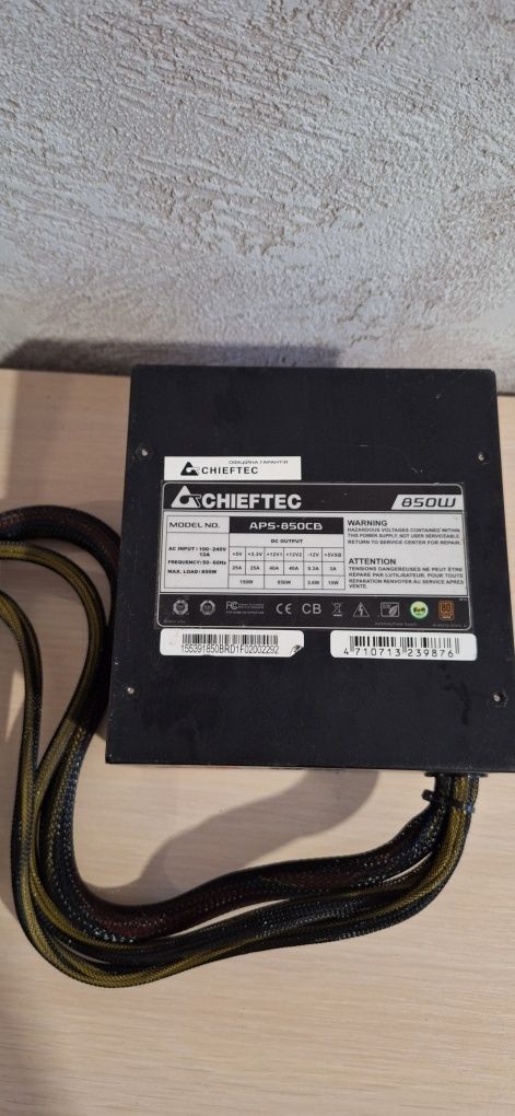 Блок живлення Chieftec A-135 (APS-850CB) 850W