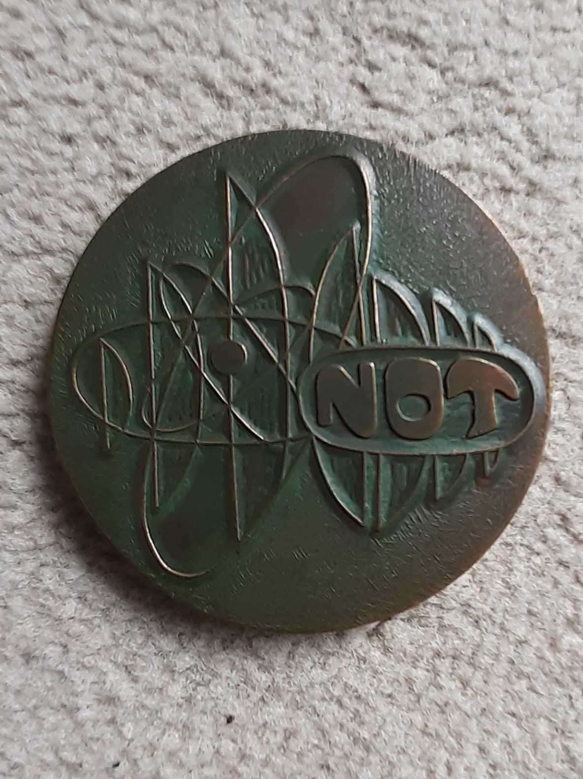 medal okolicznościowy Naczelnej Organizacji Technicznej NOT 1980