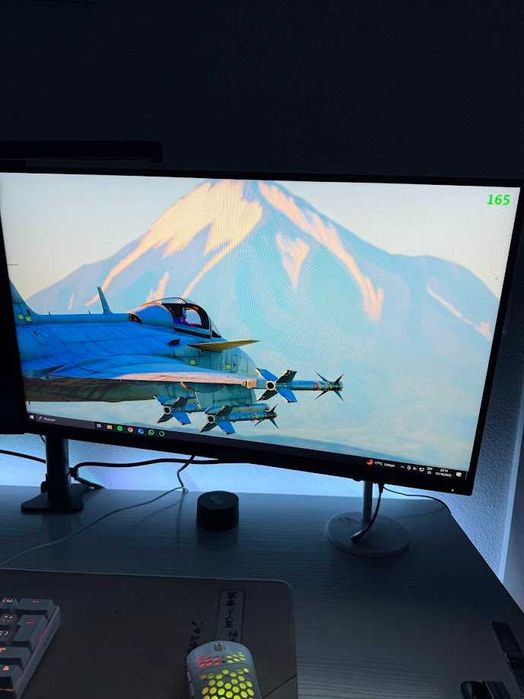 Monitor HP OMEN 27" LED IPS FullHD 165Hz FreeSync – Como Novo