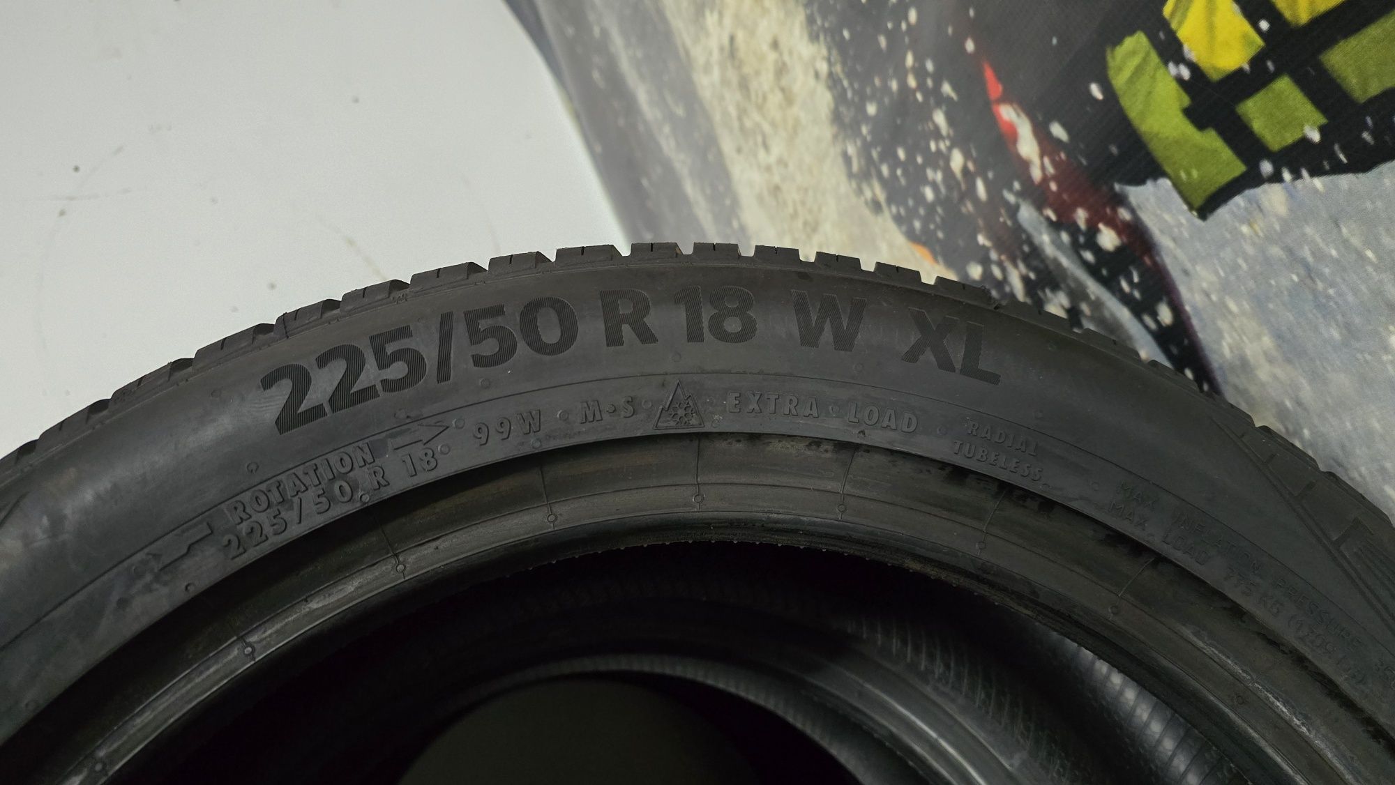 P22 4 x 225/50R18 Continental Allseason Contact 99W XL wielosezonowe