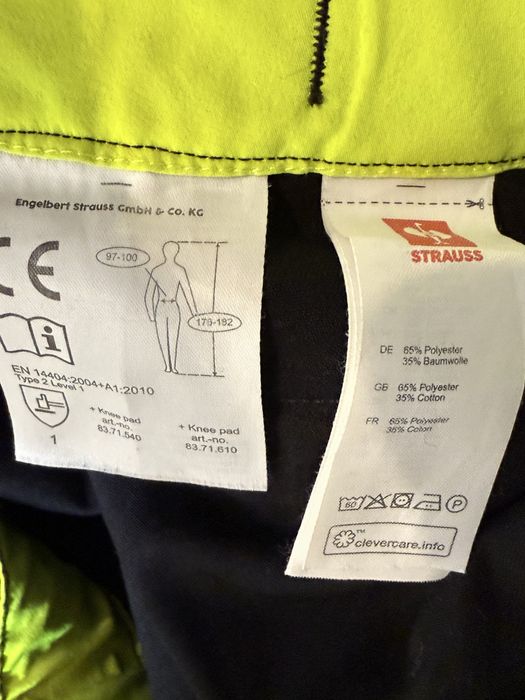 Робочі штани Strauss 52 Sniskers