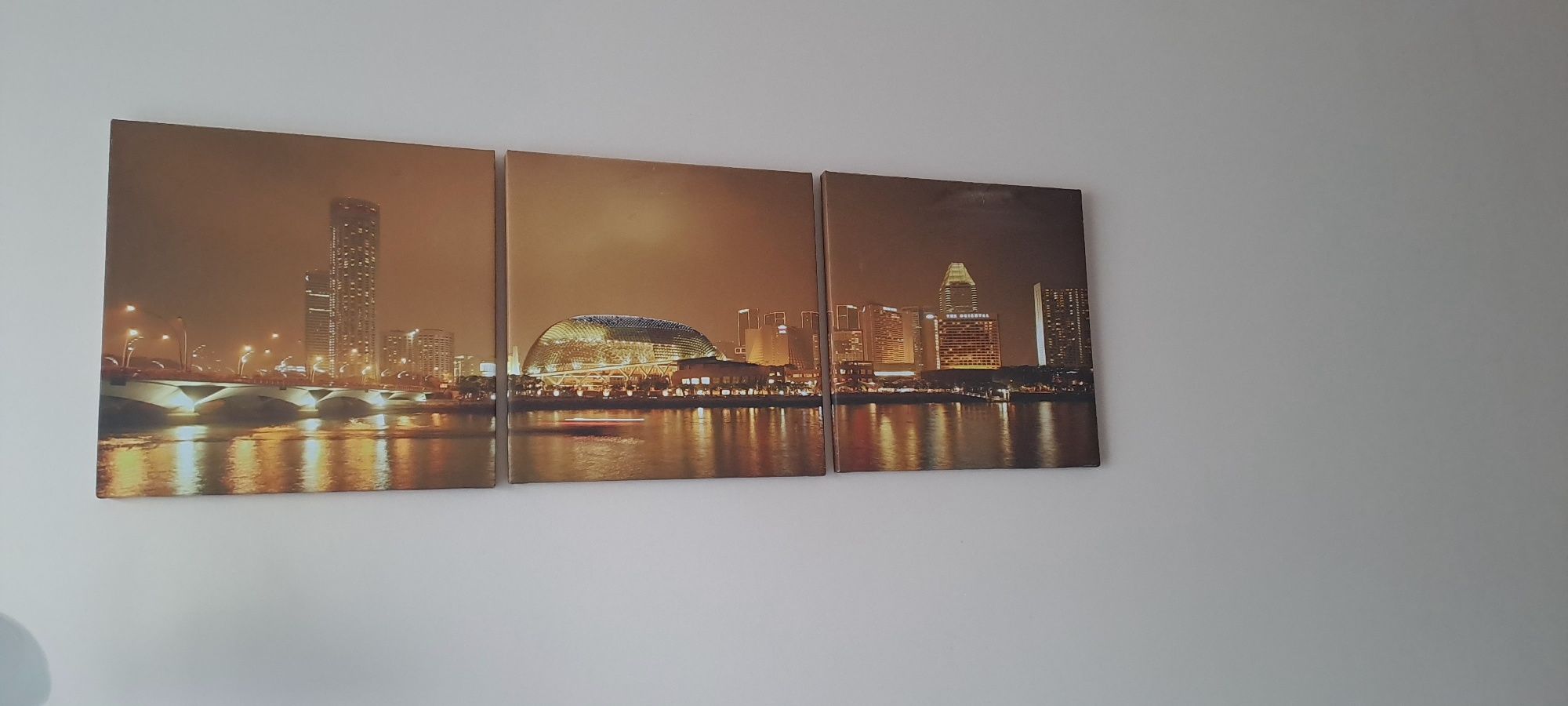 Obraz 3 częściowy Singapur