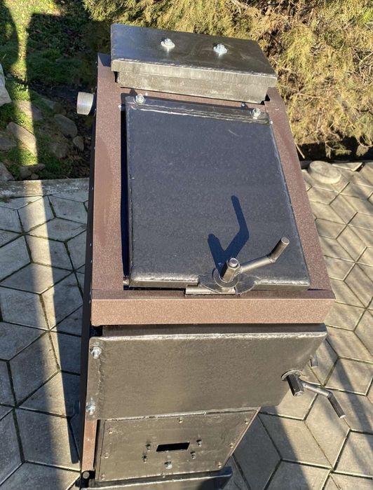 Пиролизний твердотопливный котел довгого горіння