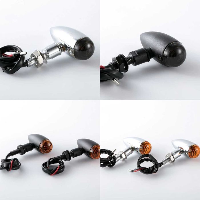 Мото поворотники капля пуля на мотоцикл Yamaha Suzuki Honda Kawasaki