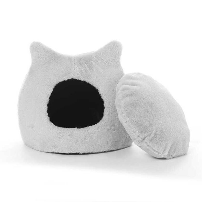 Igloo/Cama Anti Stress Cinzento para gatos