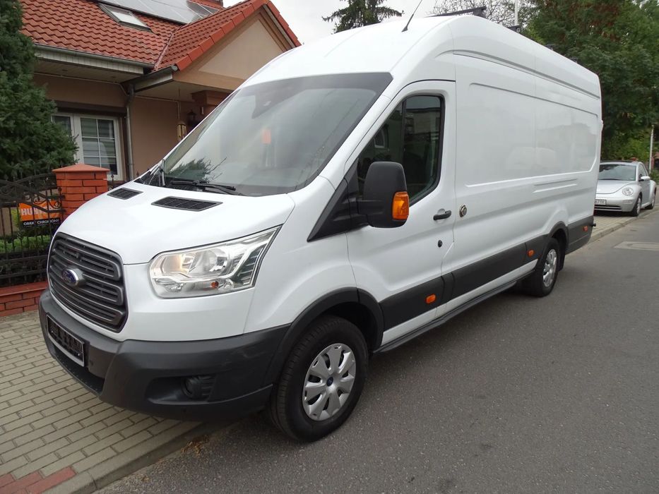 Ford TRANSIT 2,2 TDI 114 KW -155 KONI, KLIMA. MAX -JUMBO ,  pierwszy lakier ,bezwypadkowy , ZAREJESTROWANY -okazja !