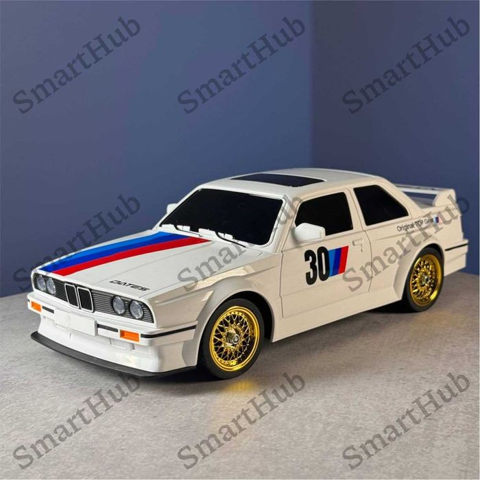 Машинка для дрифта BMW Е30 на радиоуправлении Белая. Дрифт машинка БМВ