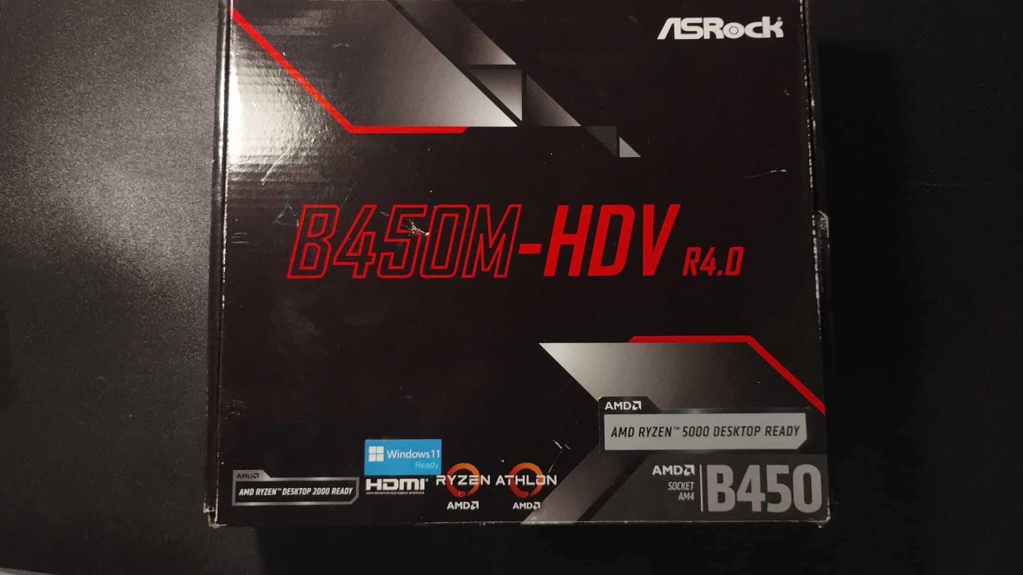 Płyta B450m hdv r4.0 am4 od Asrock