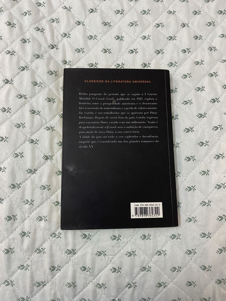 Livro “O grande Gatsby”