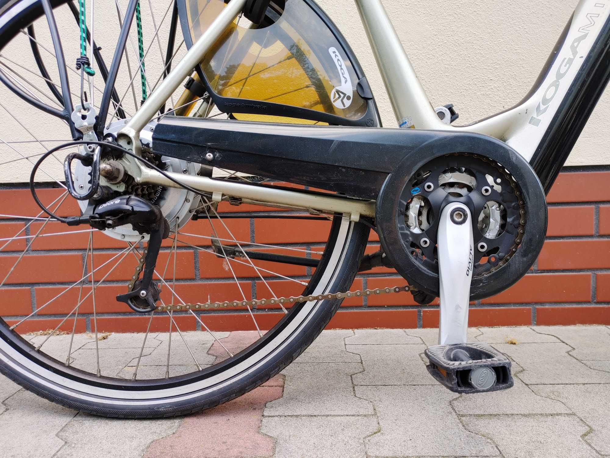 Koga Miyata Tesla 21'' 53 Cm 28'' Alu 2xAmor Deore Axa ładowarka