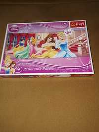 Puzzle panoramiczne Disney księżniczki