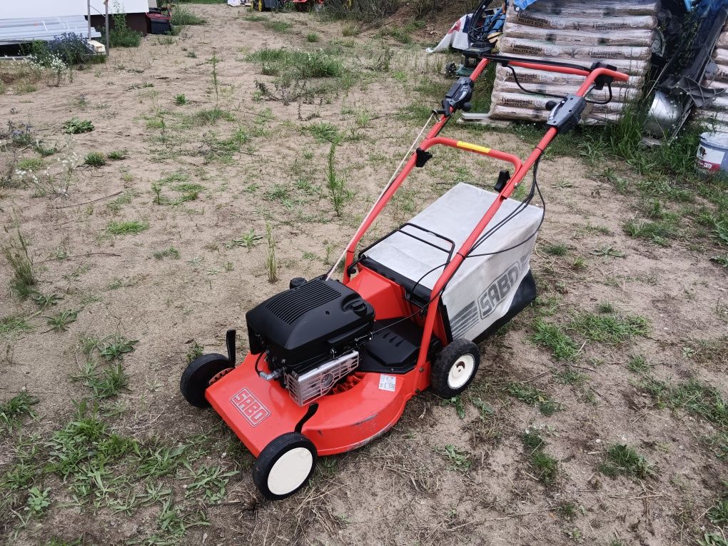 Kosiarka spalinowa Sabo 51cm 5KM Briggs regulowany napęd kosz aluminio