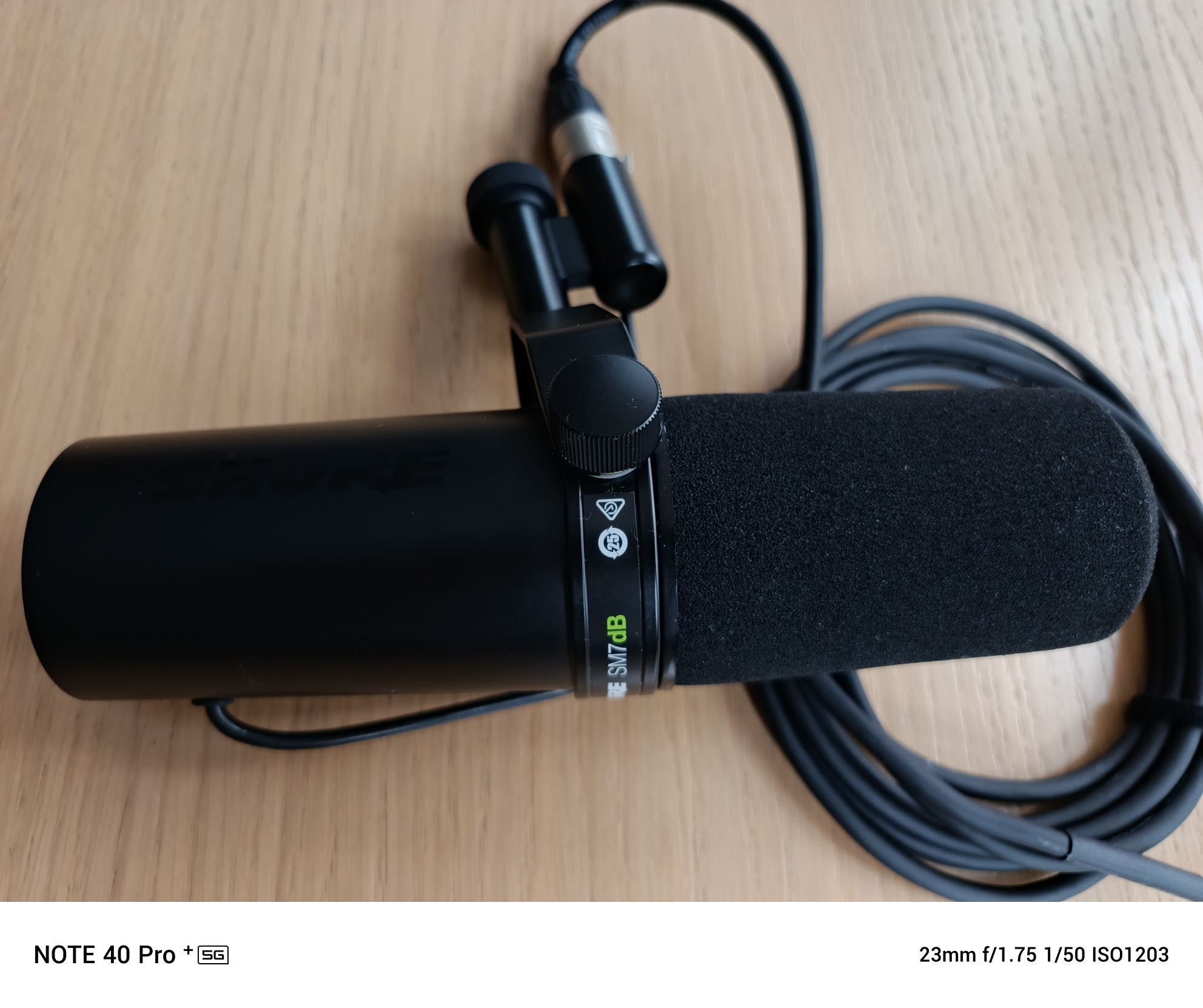 Mikrofon SHURE SM 7dB Dynamiczny