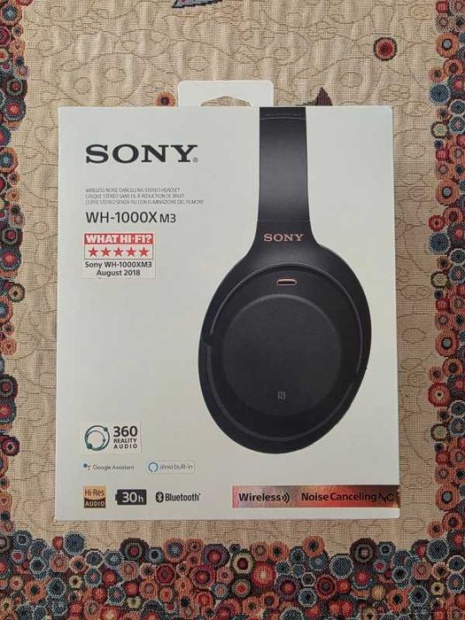 Auscultadores Sony WH-1000XM3 com cancelamento de ruído