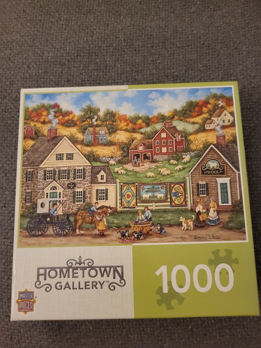 Puzzle 1000 elementów Master pieces - hometown gallery