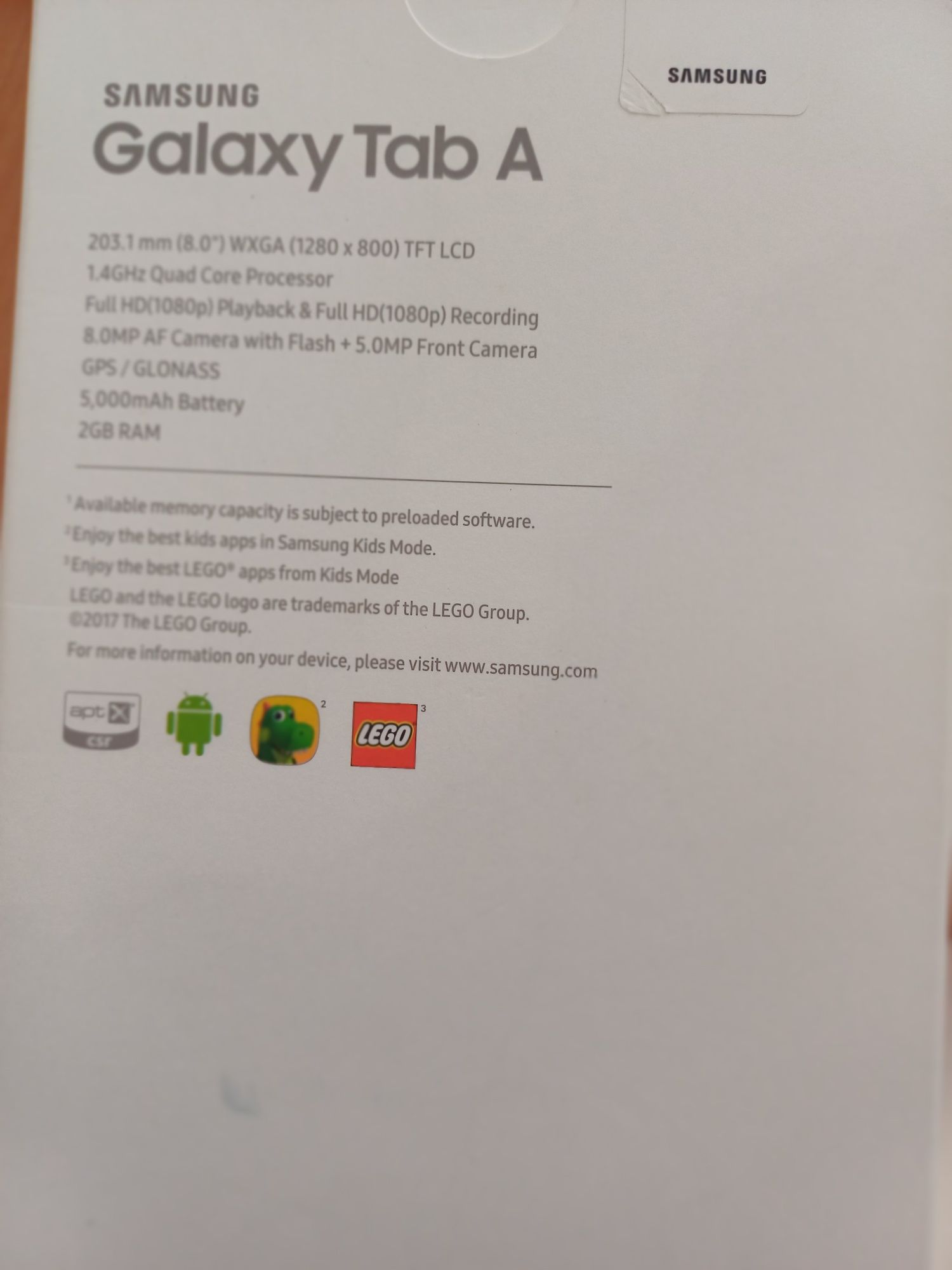 Vendo tablet samsung SM - T380