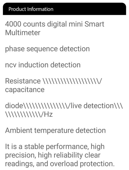 Voltímetro digital "estilo caneta" novo