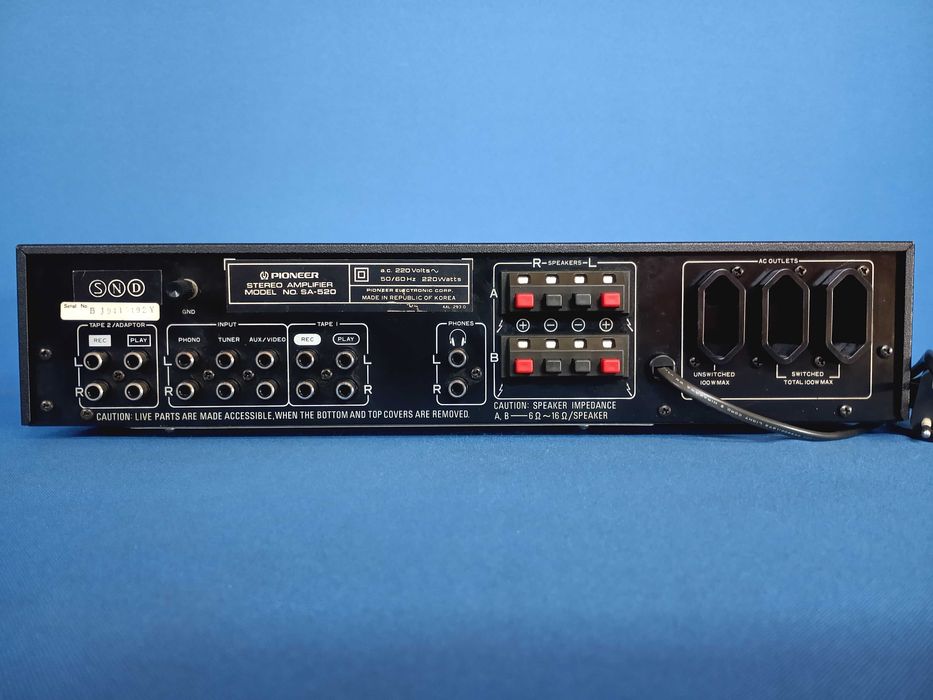 amplificador PIONEER SA-520