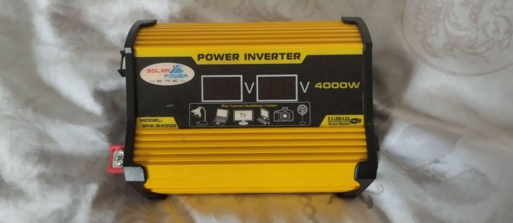 Інвертор, перетворювач напруги 12в 220 вольт-модель SP2-Q4000

Номінал