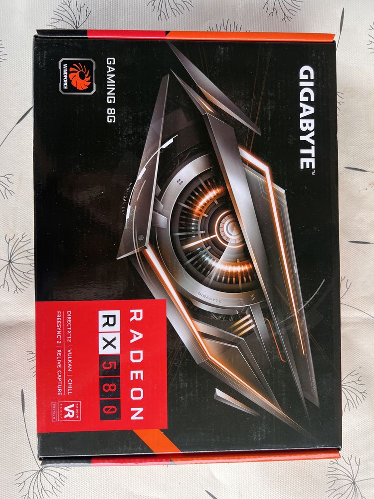 Відеокарта Gigabyte RX580 8Gb