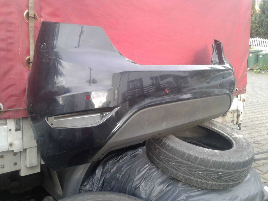 Ford Fiesta MK7 7 Zderzak Tył Tylny pod PDC Czarny Dokładka Dyfuzor