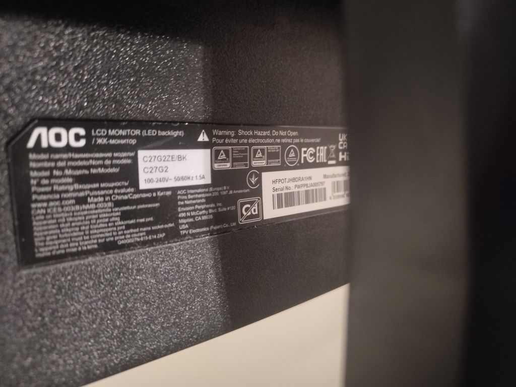 Monitor aoc 240hz