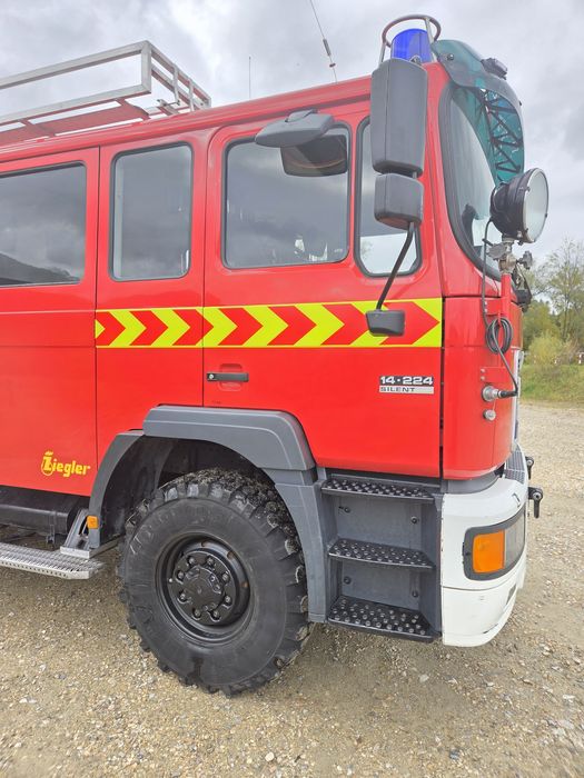 Man 14 224 4x4 Ziegler Pożarniczy Straż Pożarna Wóz Strażacki