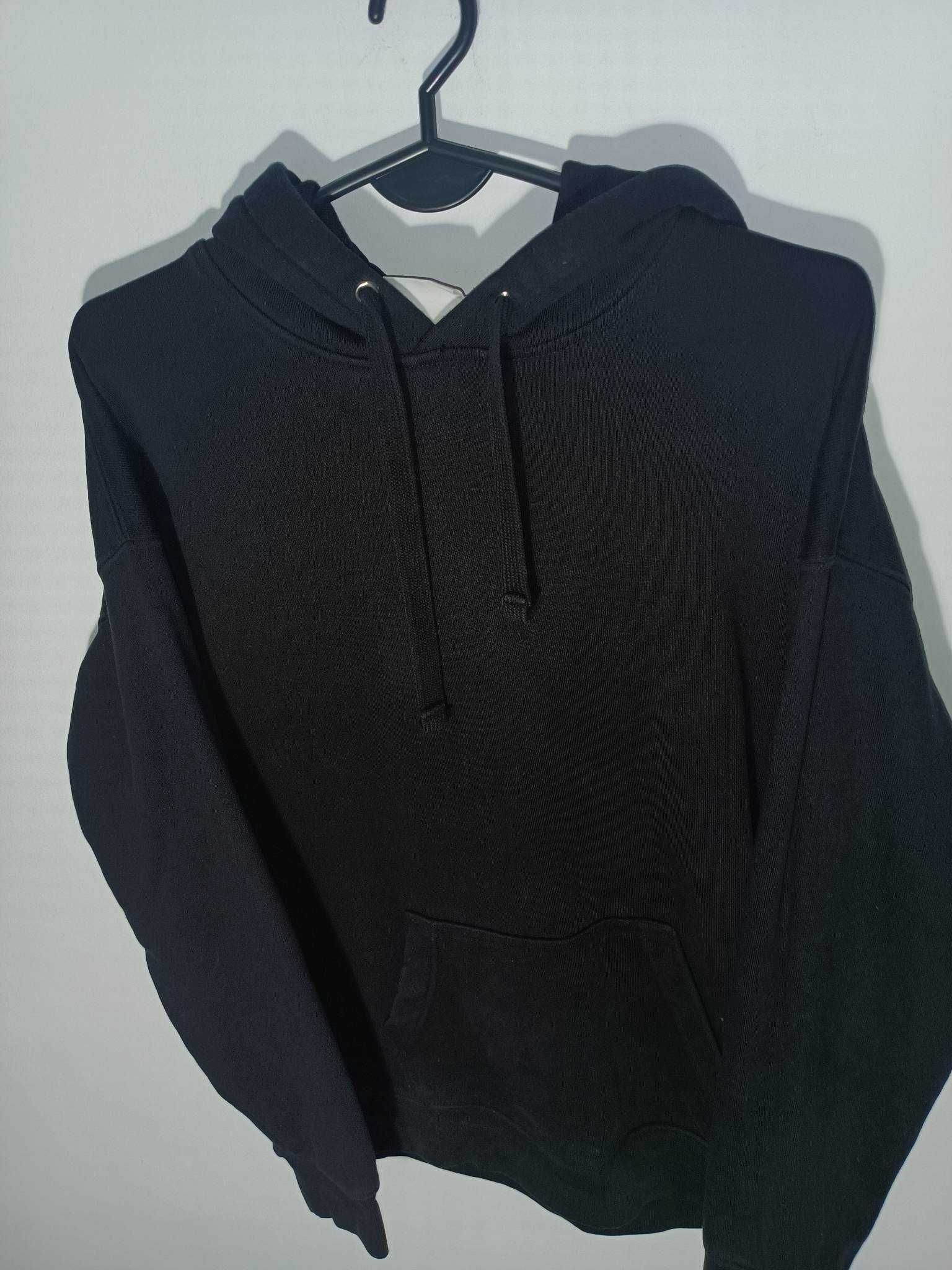 Czarna basic bluza hoodie H&M