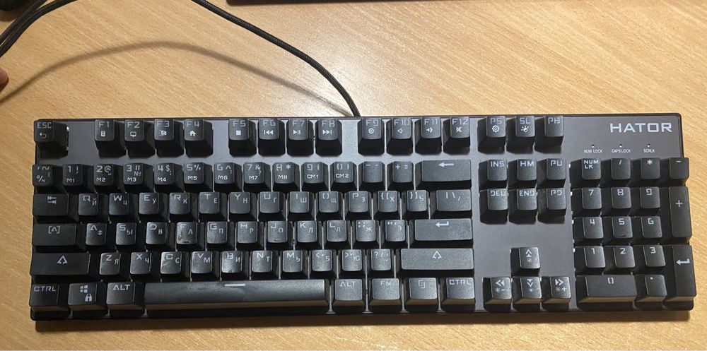 Продам клавіатуру Hator starfall rainbow origin red