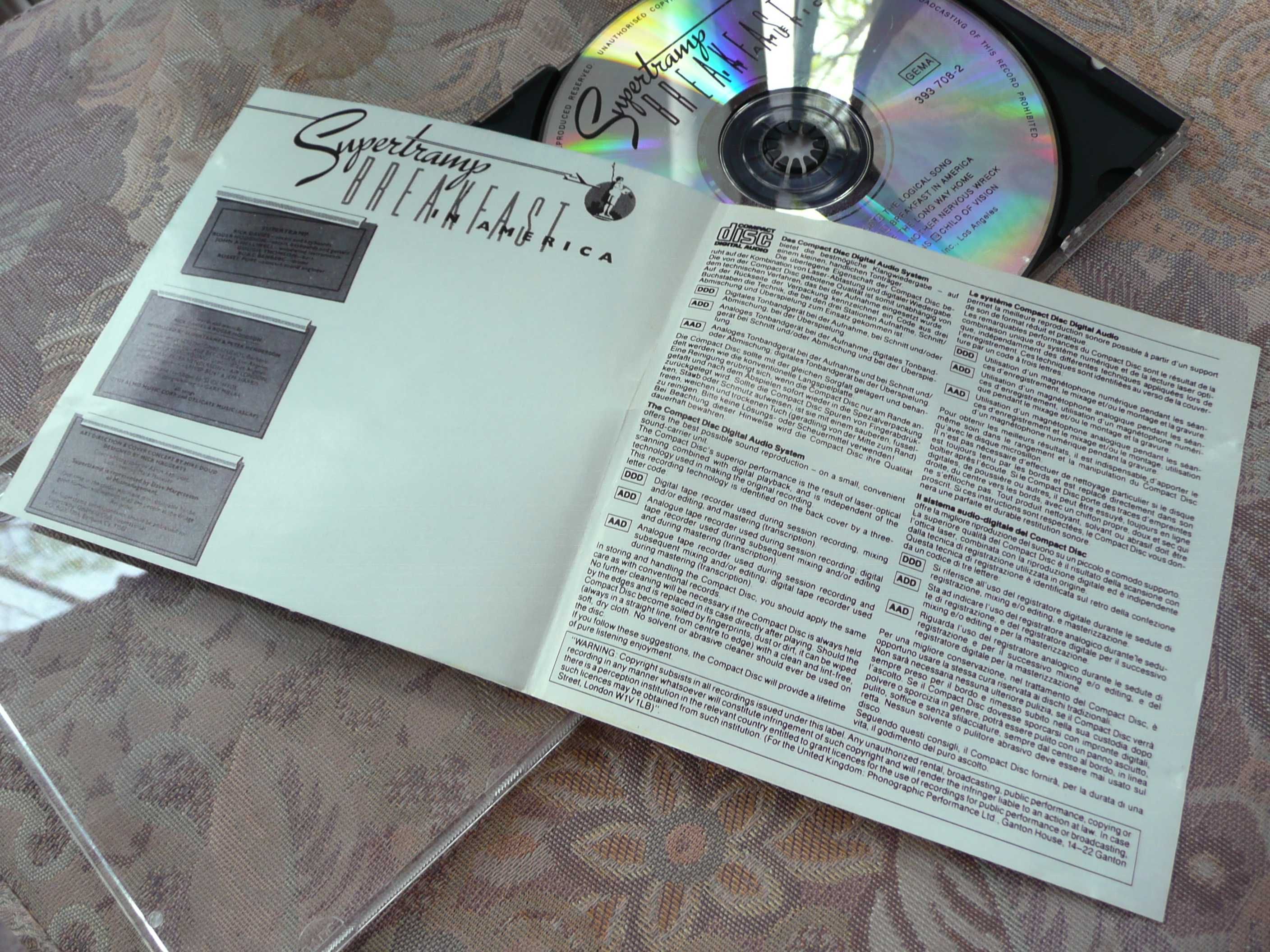 supertramp breakfast in america płyta kompaktowa cd