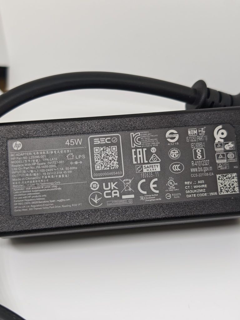 HP carregador 45w