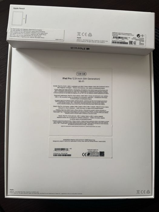 iPad Pro 5 gen (M1) 12,9 cali 128 GB Wi-Fi - stan igła, Apple Pencil