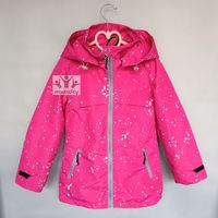 Демісезонна легка термо куртка для дівчаток на зріст 116-140