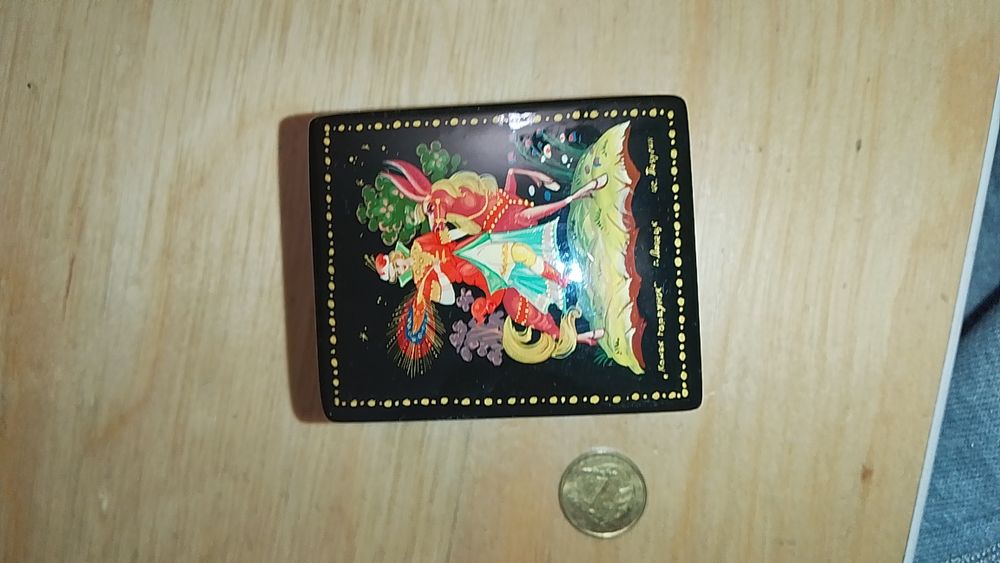 Szkatułka ręcznie malowana