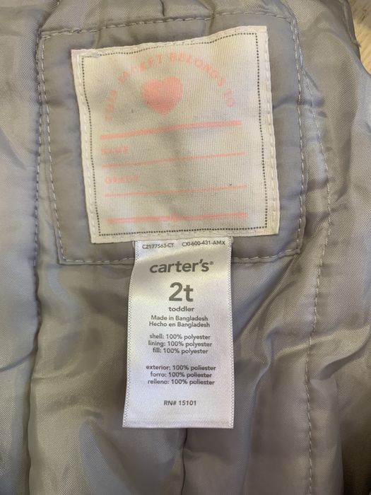 Зимний комбинезон Carter’s 2T