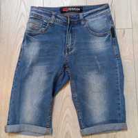 Spodenki męskie jeans r. 27
