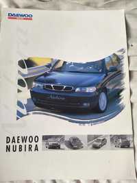 Рекламный буклет брошюра Daewoo Nubira рекламный проспект