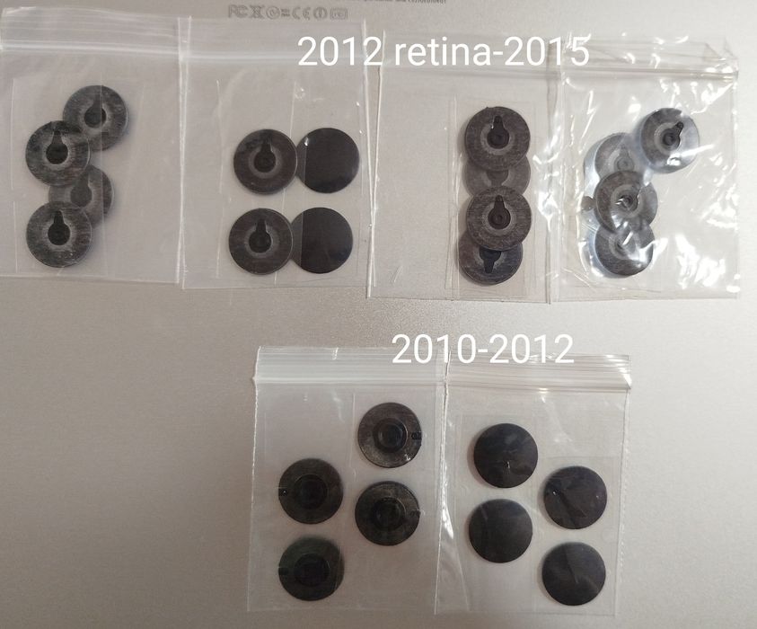 Ніжки для ноутбуків Apple MacBook різних модифікацій ножки