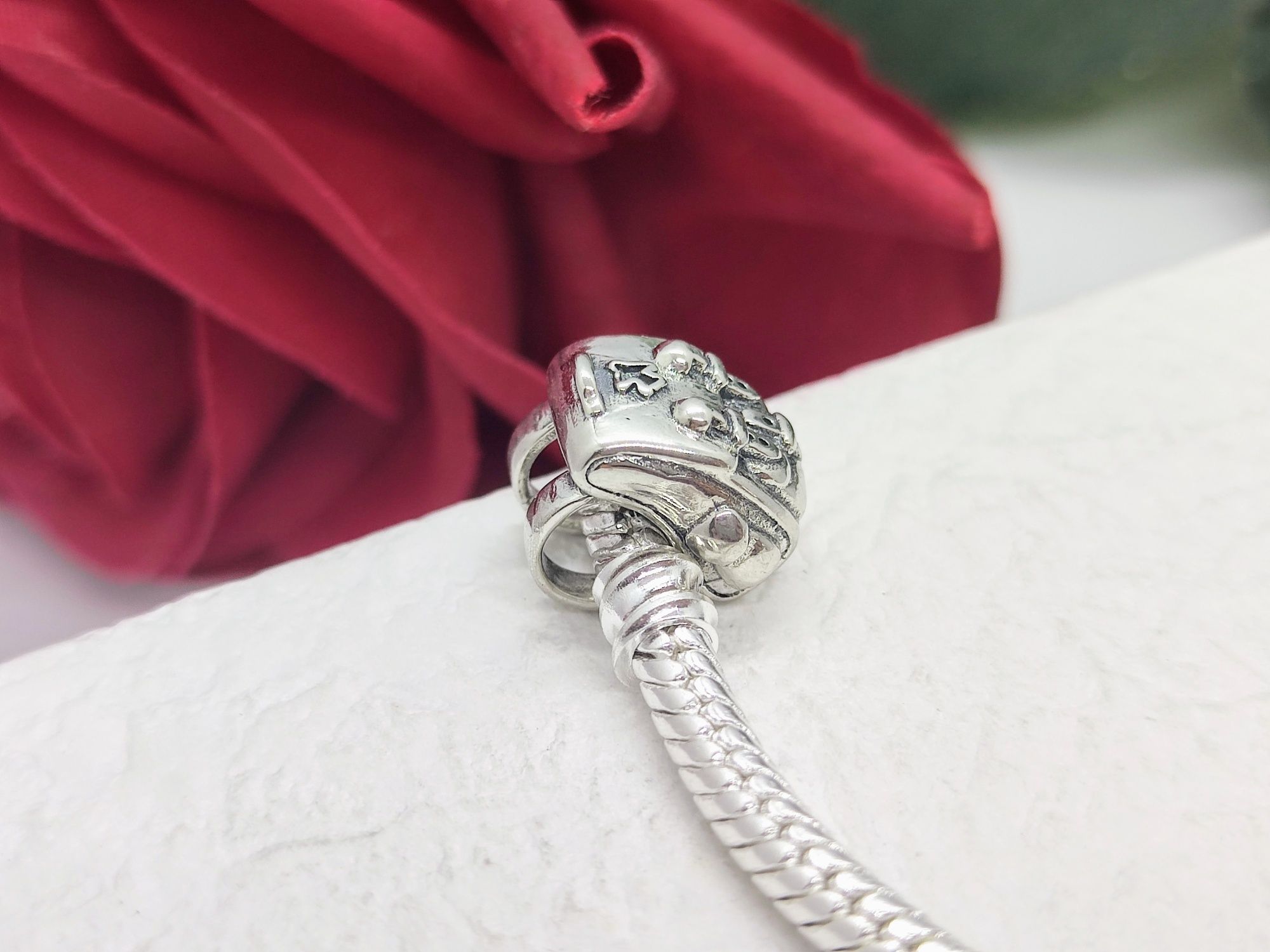 Charm's srebrny zawieszka plecak srebro S925