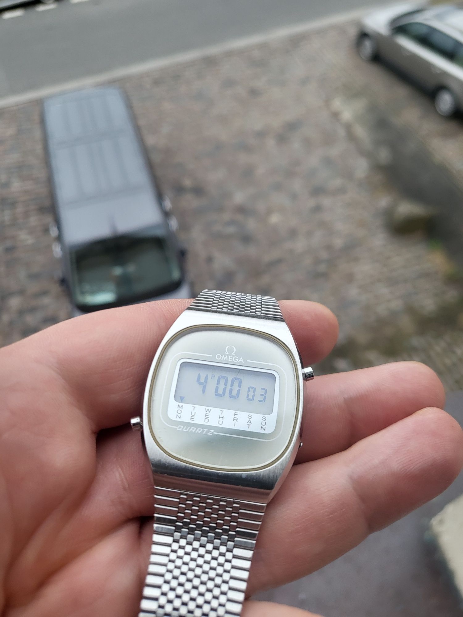 Zegarek Omega LCD vintage