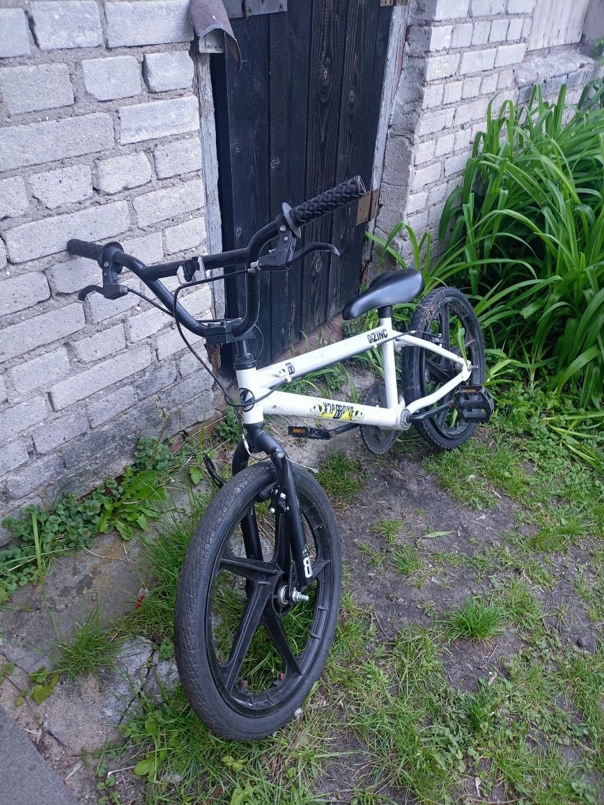 Rower BMX zinc biały