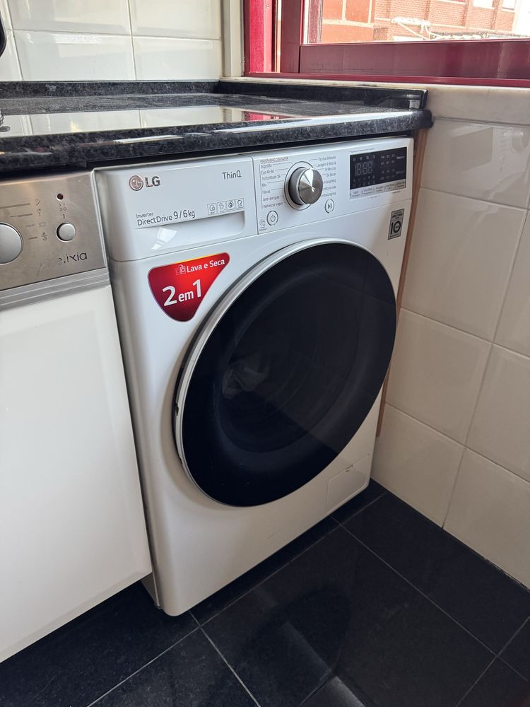 Maquina de Lavar Roupas - Lava e Seca - LG 9/6kg