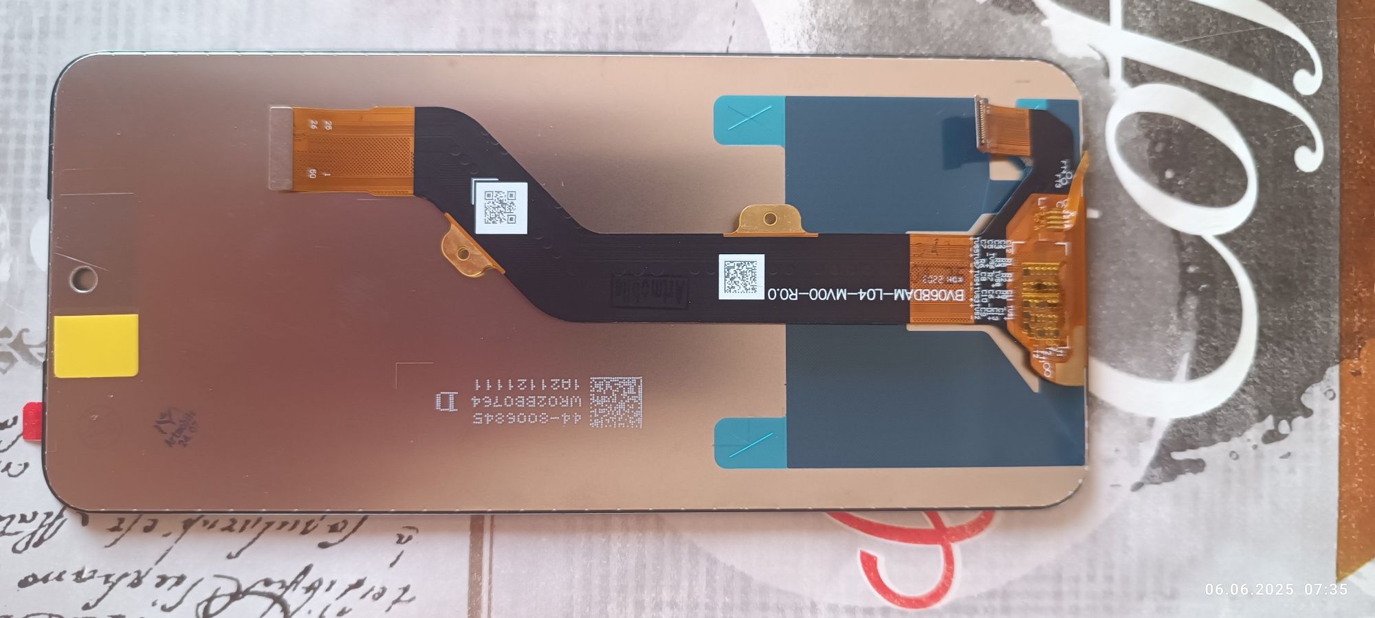 Дисплей Tecno Pova 4 (LG7n) з тачскріном, оригінал, Black