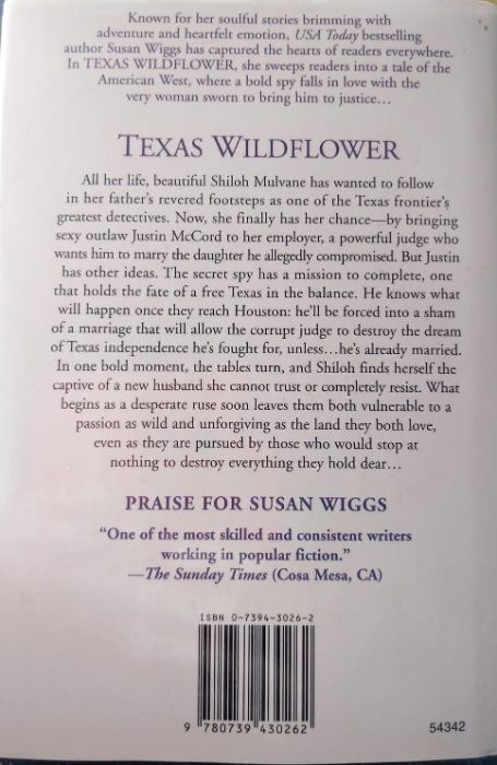 Texas wildflower Susan Wiggs