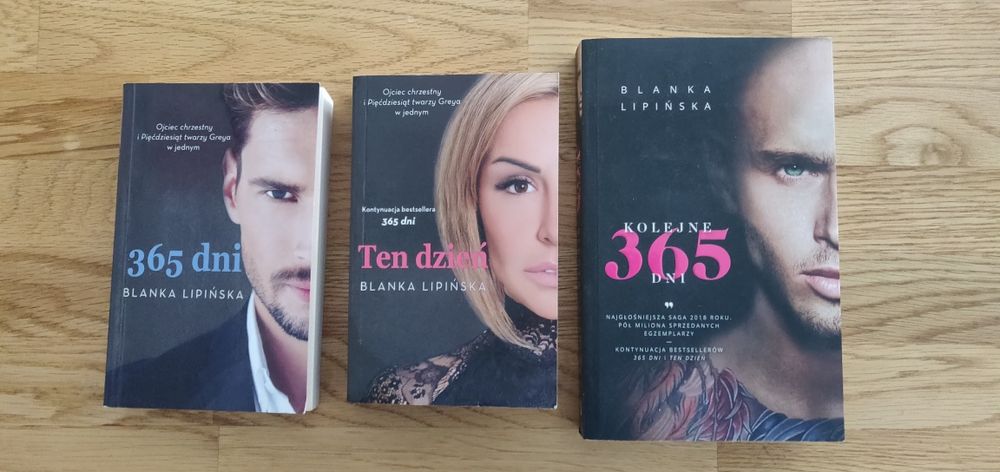 Zestaw książek Blanki Lipińskiej: 365 dni, Ten dzień i kolejne 365 dni