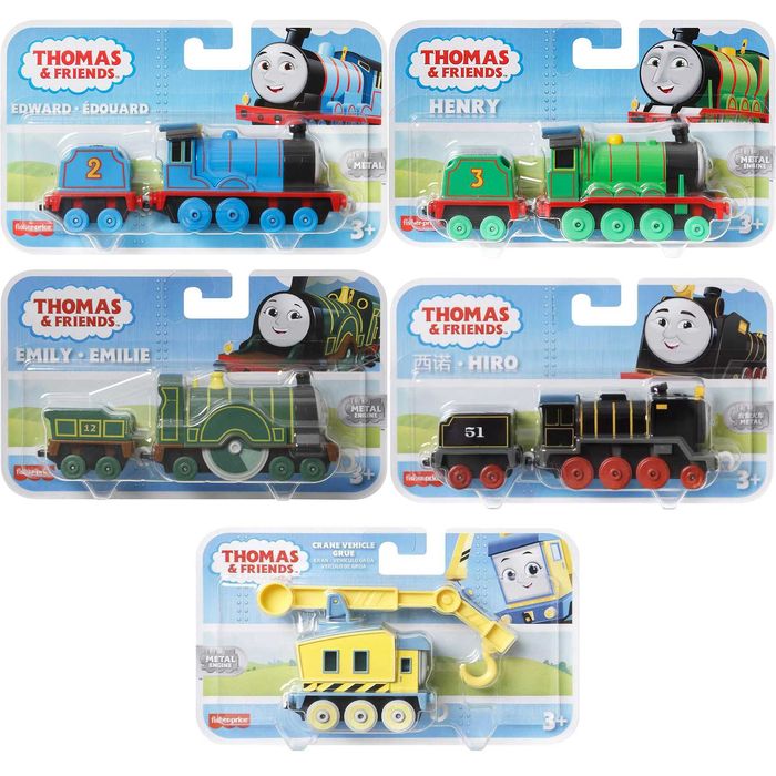 Металеві поїзди Генрі, Едвард, Хіро з Томас і друзі Оригінал Thomas