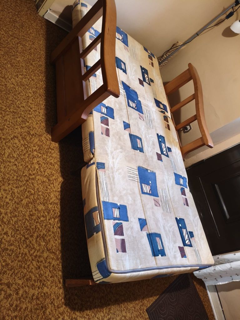 Sofá cama desdobrável como Novo