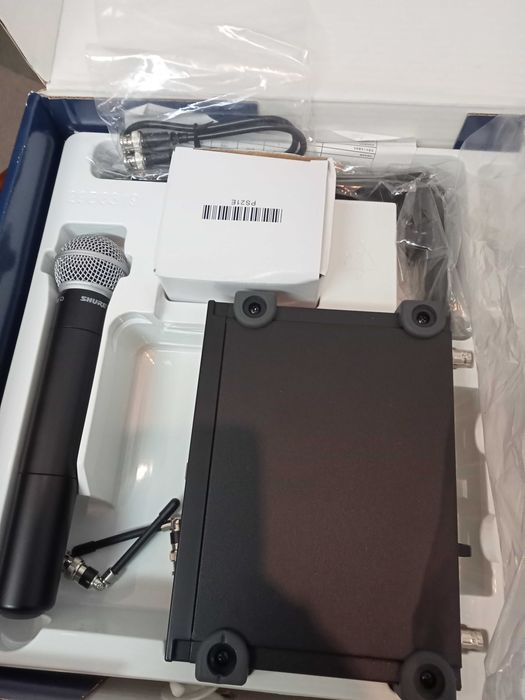 MICRO (S/Fios UHF) "SHURE" SLX24E (C/Mic. Emissor SM58)