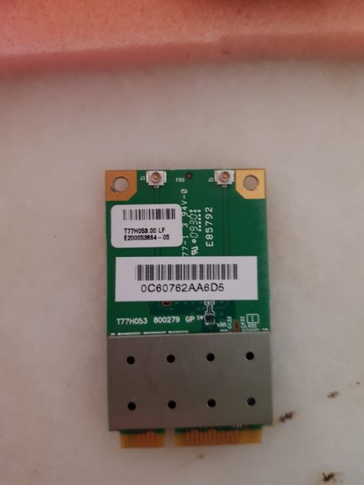 Lote de 6+2 Placa de rede wi-fi PCIE para portátil