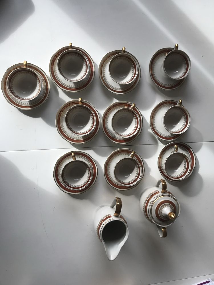 Conjunto de 10 chavenas de café